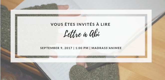 Lettre à Abi…