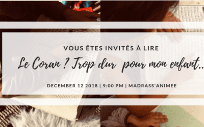 Le Coran ? Trop dur pour mon enfant