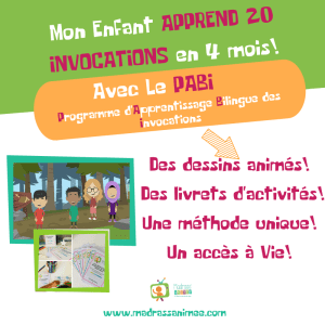 Programme d’apprentissage bilingue des invocations courantes