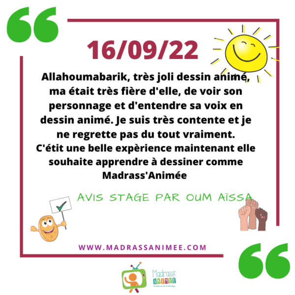 Stage Création d'un Darsanimé personnalisé Bilingue "C'est moi le Héros!" – Image 18