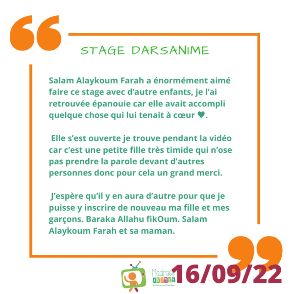 Stage Création d'un Darsanimé personnalisé Bilingue "C'est moi le Héros!" – Image 20