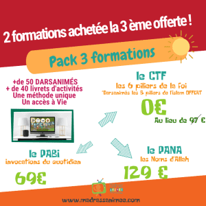 Pack 3 formations ( PANA, CTF, PABI)
