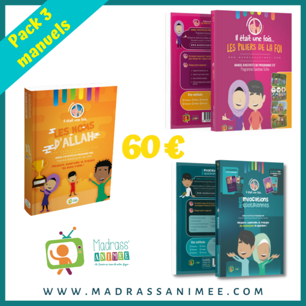 Pack spécial Ramadan : 3 Manuels d'activités pédagogiques : CTF + PABI + PANA